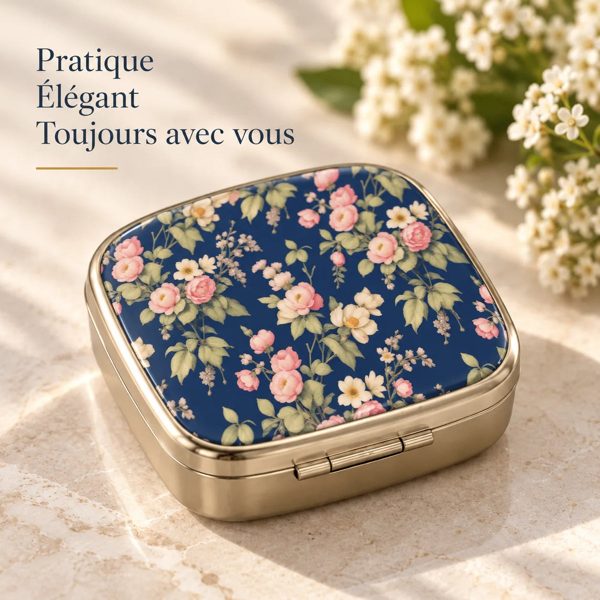 Miralya | Pilulier avec miroir élégant